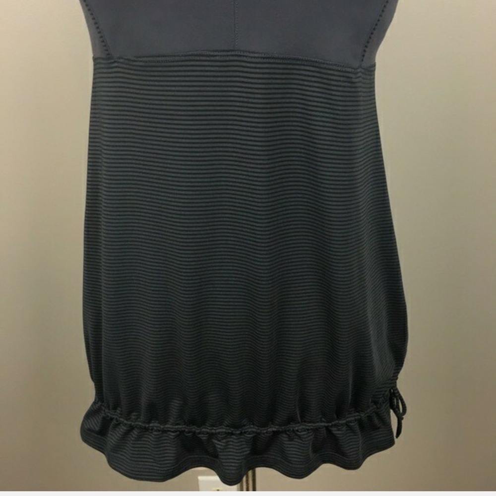 Athleta Skills And Drills Gray Drawstring Molded Cup Wicking - Picture 5 of 7